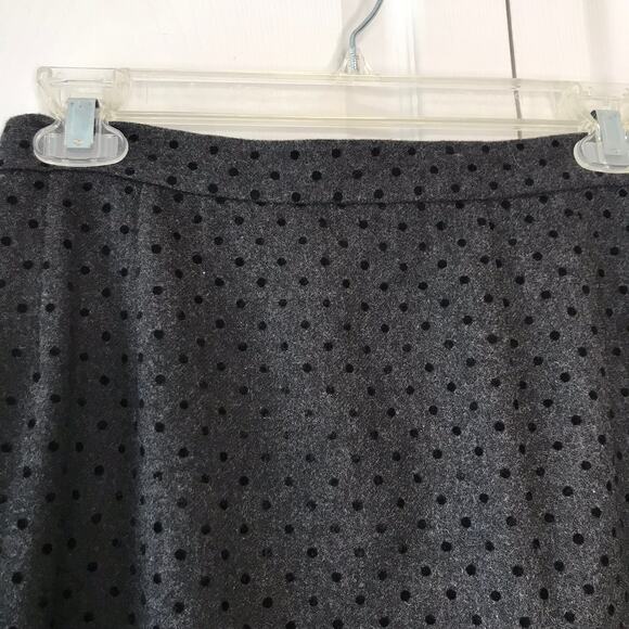 Vintage Rickie Freeman for Teri Jon velvet polka dot skirt - Picture 5 of 10